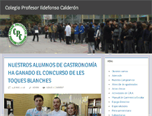 Tablet Screenshot of icalderon.cl